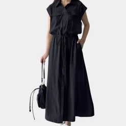 Jurken & Jumpsuits Dames*Jelena - Casual damesjurk met knopen voor de zomer