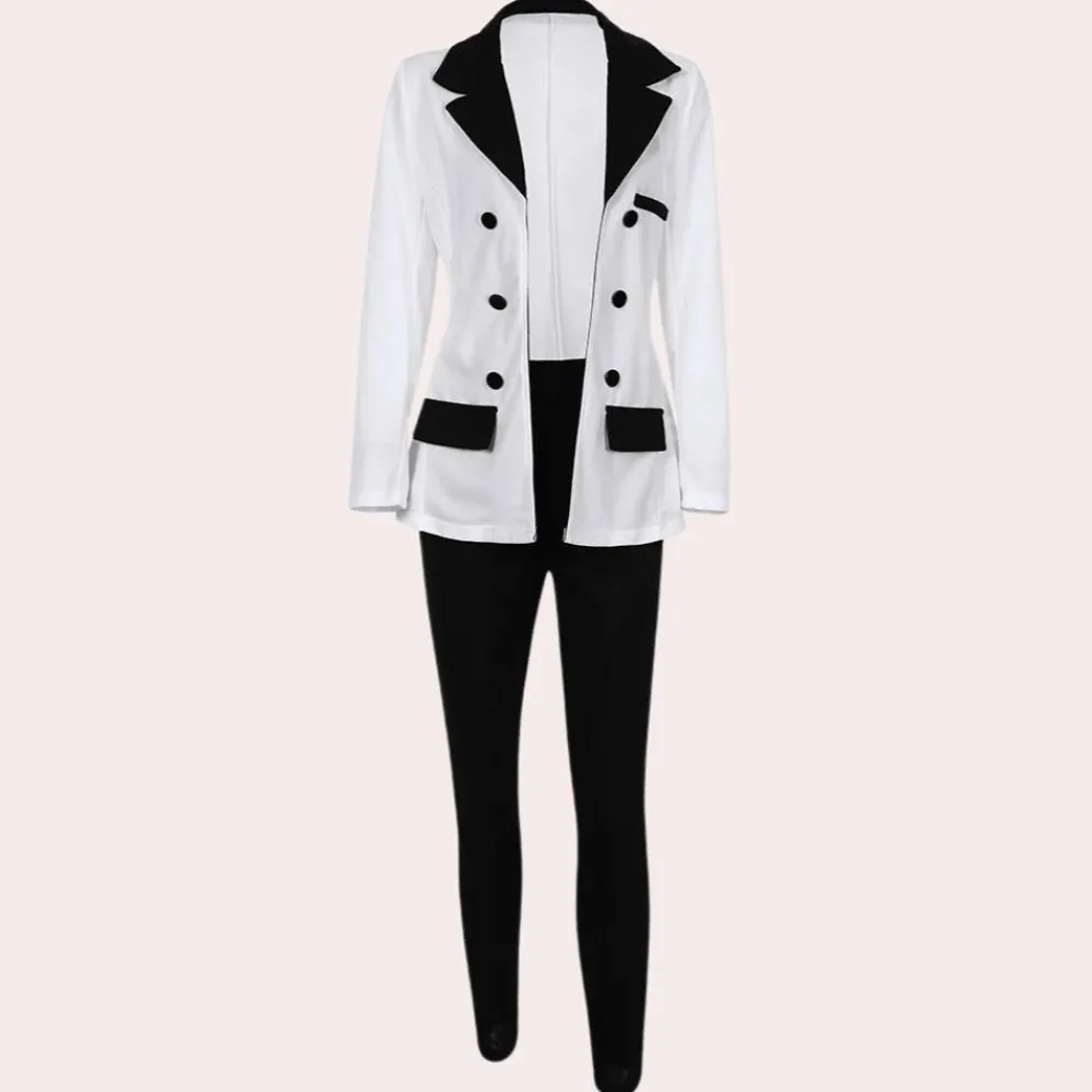 Sets Dames*Jena - Moderne Klassieker 2-delige Zomerset voor Dames Wit