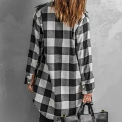 Jassen Dames*JENNIFER - Luchtig Klassiek Geruit Damesjack voor de Zomer