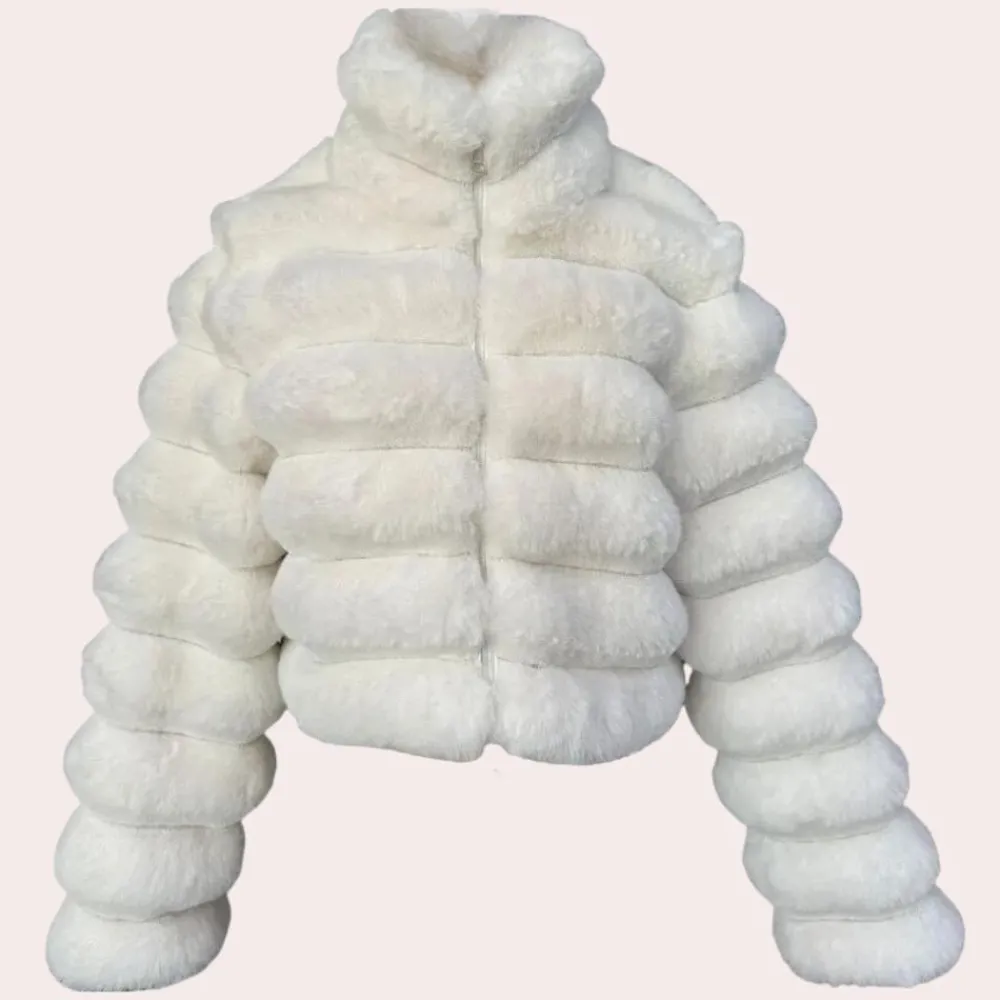 Jassen Dames*JESSICA - Casual Bontjas voor Dames Wit