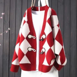 Truien & Vesten Dames*JESSICA - Trendy Zomervest voor Dames Rood Wit