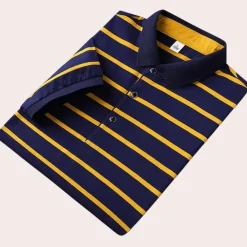 Shirts Heren*Jett - Gestreept herenpoloshirt voor de zomer