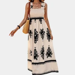 Jurken & Jumpsuits Dames*Jevgenija - Casual mouwloze damesjurk voor de zomer