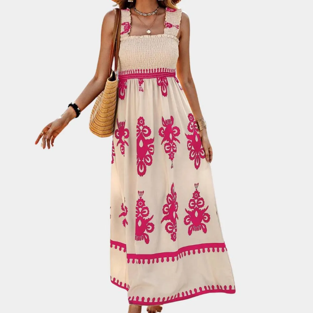 Jurken & Jumpsuits Dames*Jevgenija - Casual mouwloze damesjurk voor de zomer