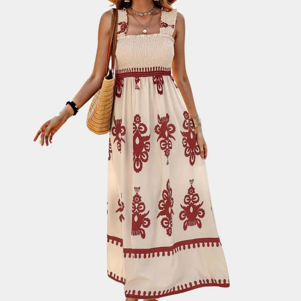 Jurken & Jumpsuits Dames*Jevgenija - Casual mouwloze damesjurk voor de zomer