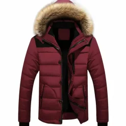 Jassen Heren*JIM - Herenparka met afneembare capuchon