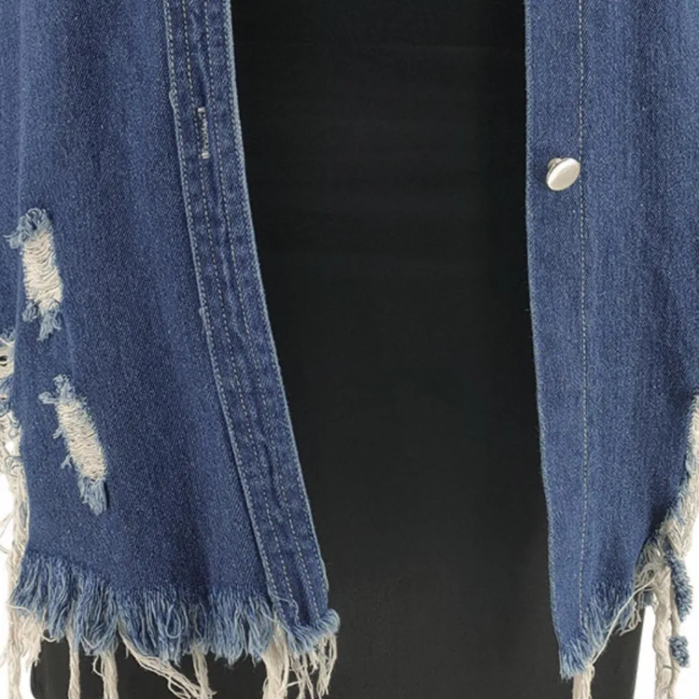 Jassen Dames*JOAN - Modieus Denim Jack voor Dames - Perfect voor de Zomer Blauw