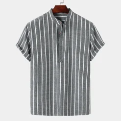 Shirts Heren*JOHAN - Stijlvol zomer overhemd voor mannen