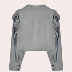 Topjes & Shirts Dames*JONETTE - Trendy Zomertop voor Dames Grijs