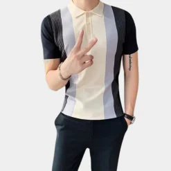 Shirts Heren*Jordin - Gestreept herenpoloshirt voor de zomer