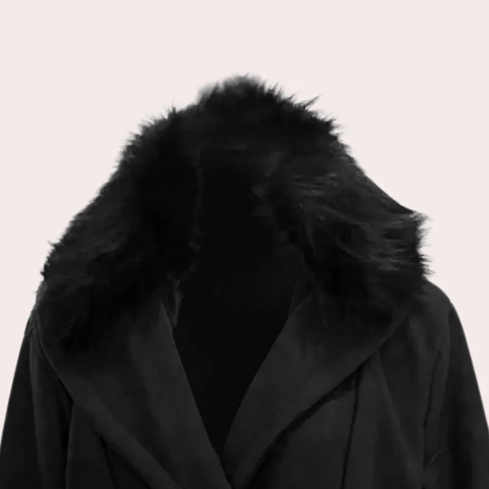 Jassen Heren*JOSE - Stijlvolle Winterjas voor Heren Zwart