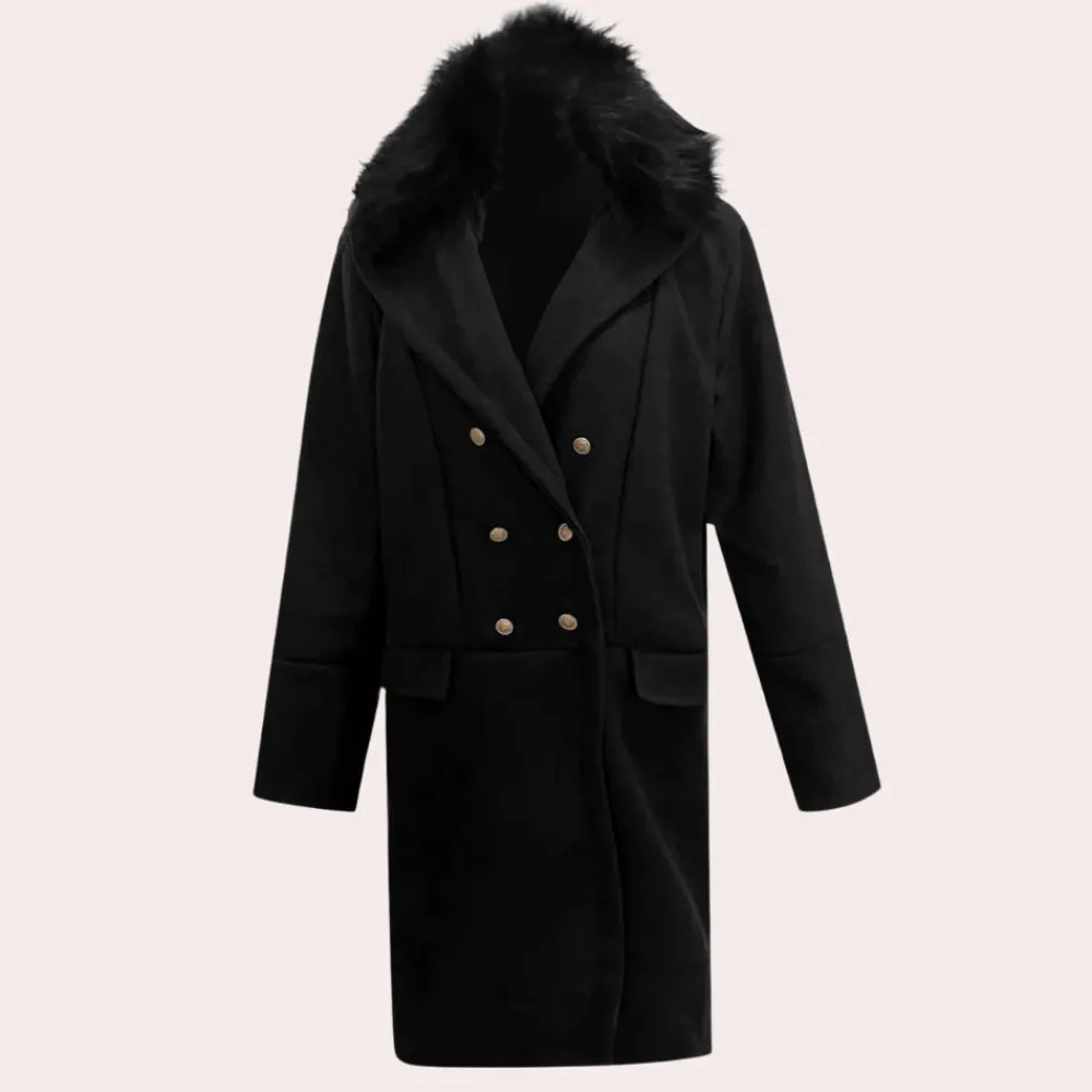 Jassen Heren*JOSE - Stijlvolle Winterjas voor Heren Zwart