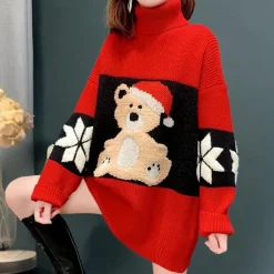 Truien & Vesten Dames*JOSEPHINE - Trendy Kersttrui voor Dames