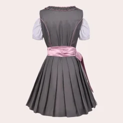 Jurken & Jumpsuits Dames*Josiane - Minimalistische Zomer Oktoberfest Jurk voor vrouwen Grijs