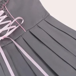 Jurken & Jumpsuits Dames*Josiane - Minimalistische Zomer Oktoberfest Jurk voor vrouwen Grijs