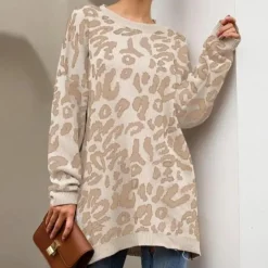 Truien & Vesten Dames*Joska - Stijlvolle Zomerse Damestrui met Luipaardprint