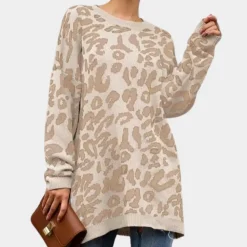 Truien & Vesten Dames*Joska - Stijlvolle Zomerse Damestrui met Luipaardprint