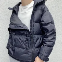 Jassen Heren*JUAN - Comfortabele Gewatteerde Jas voor Heren Zwart