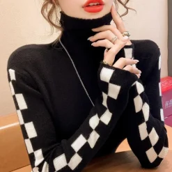 Truien & Vesten Dames*Justine - Warme en modieuze dames coltrui