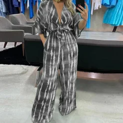 Jurken & Jumpsuits Dames*KADRI - Modieuze dames zomer jumpsuit