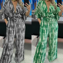 Jurken & Jumpsuits Dames*KADRI - Modieuze dames zomer jumpsuit