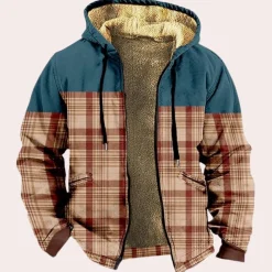 Jassen Heren*KAHILI - Comfortabele Zomerjas met Capuchon voor Heren