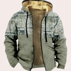 Jassen Heren*KAHILI - Comfortabele Zomerjas met Capuchon voor Heren