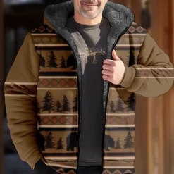 Jassen Heren*KAIMEE - Klassiek Capuchonjack voor Heren - Zomereditie Bruin