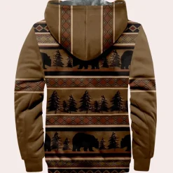 Jassen Heren*KAIMEE - Klassiek Capuchonjack voor Heren - Zomereditie Bruin