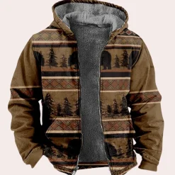 Jassen Heren*KAIMEE - Klassiek Capuchonjack voor Heren - Zomereditie Bruin