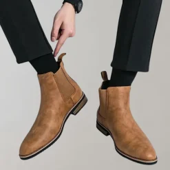 Schoenen Heren*Kaj - High-top chelsea herenlaarzen voor de zomer