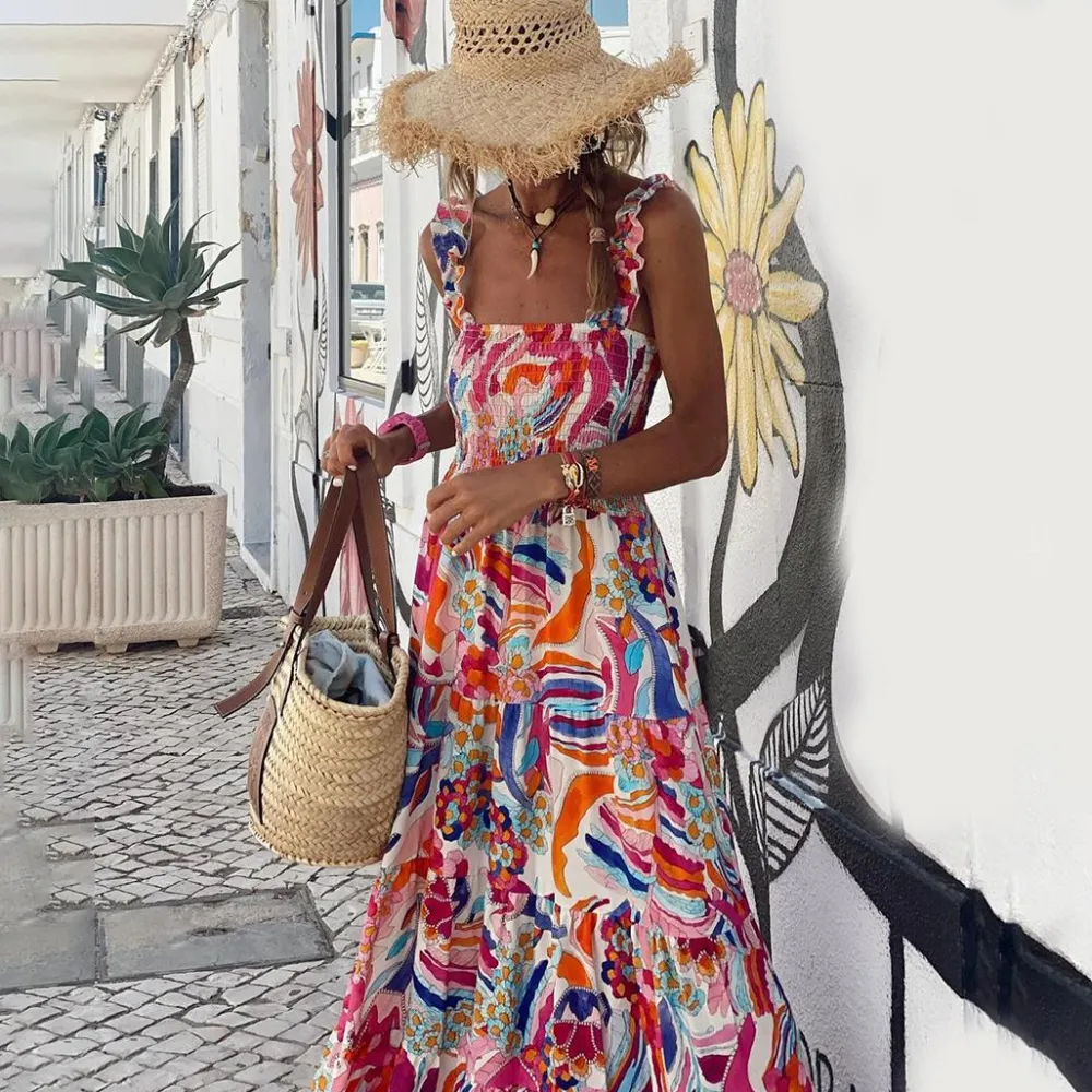 Jurken & Jumpsuits Dames*KAJA - Stijlvolle zomerse maxi jurk