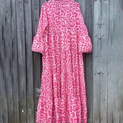 Jurken & Jumpsuits Dames*KALI - Stijlvolle lange zomerjurk Roze