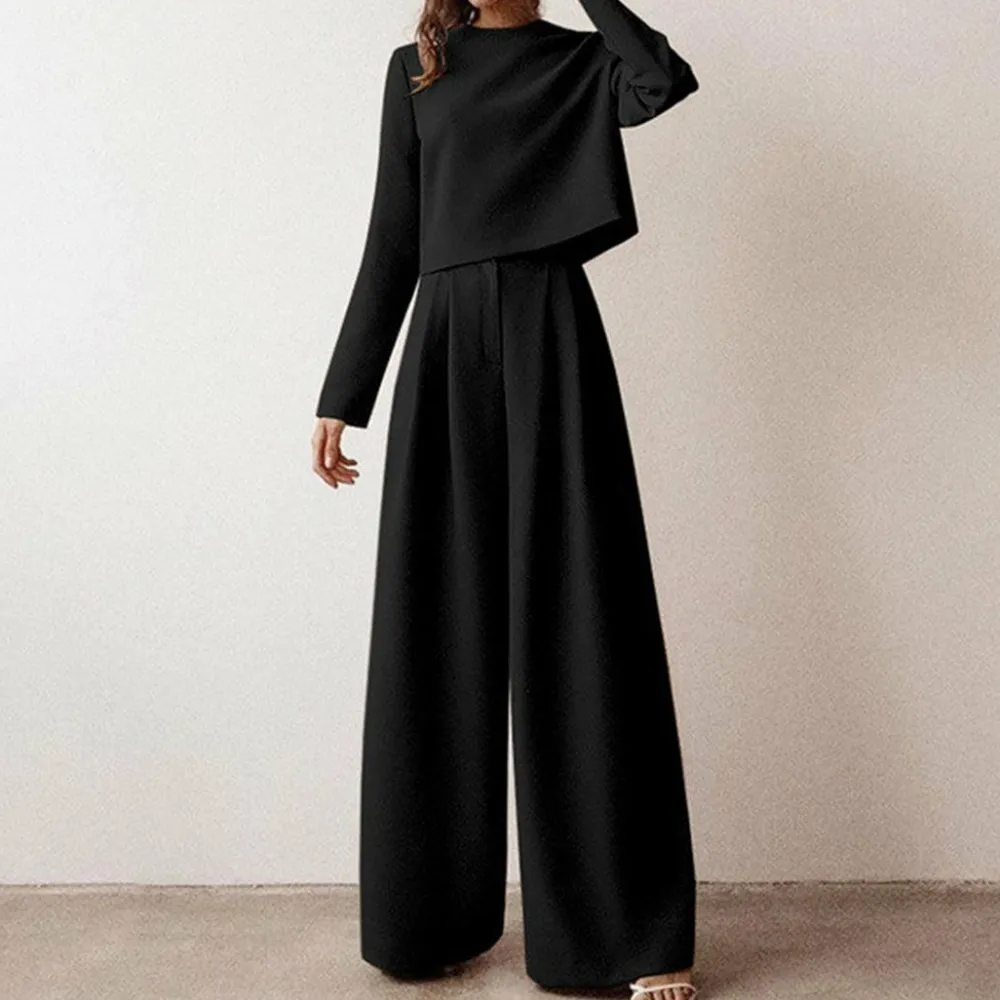 Sets Dames*KAMIYAH - Elegante zomerse tweedelige palazzo set