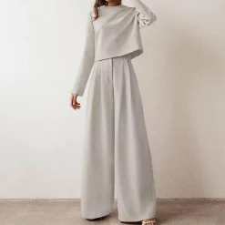 Sets Dames*KAMIYAH - Elegante zomerse tweedelige palazzo set