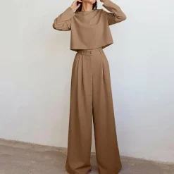 Sets Dames*KAMIYAH - Elegante zomerse tweedelige palazzo set