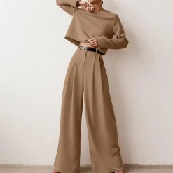 Sets Dames*KAMIYAH - Elegante zomerse tweedelige palazzo set