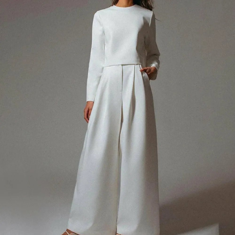 Sets Dames*KAMIYAH - Elegante zomerse tweedelige palazzo set