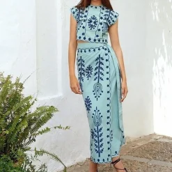 Sets Dames*Karin - Modieus bedrukte 2-delige damesset voor de zomer