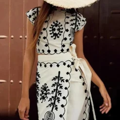 Sets Dames*Karin - Modieus bedrukte 2-delige damesset voor de zomer