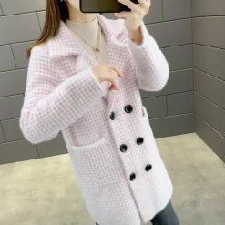 Truien & Vesten Dames*Karola - Stijlvolle Halflange Damesjas voor de Zomer