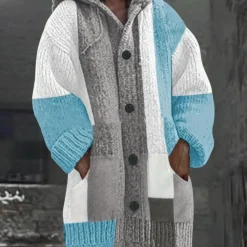 Truien & Vesten Dames*KARYME - Modern Zacht Vest voor Dames - Lente/Zomer Editie Diep Sky Blauw