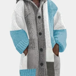 Truien & Vesten Dames*KARYME - Modern Zacht Vest voor Dames - Lente/Zomer Editie Diep Sky Blauw