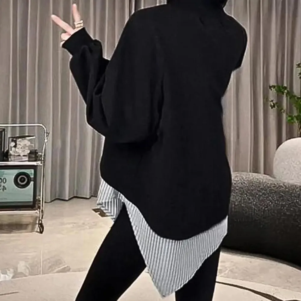 Topjes & Shirts Dames*KARYME - Moderne Sweatshirt voor Dames Zwart