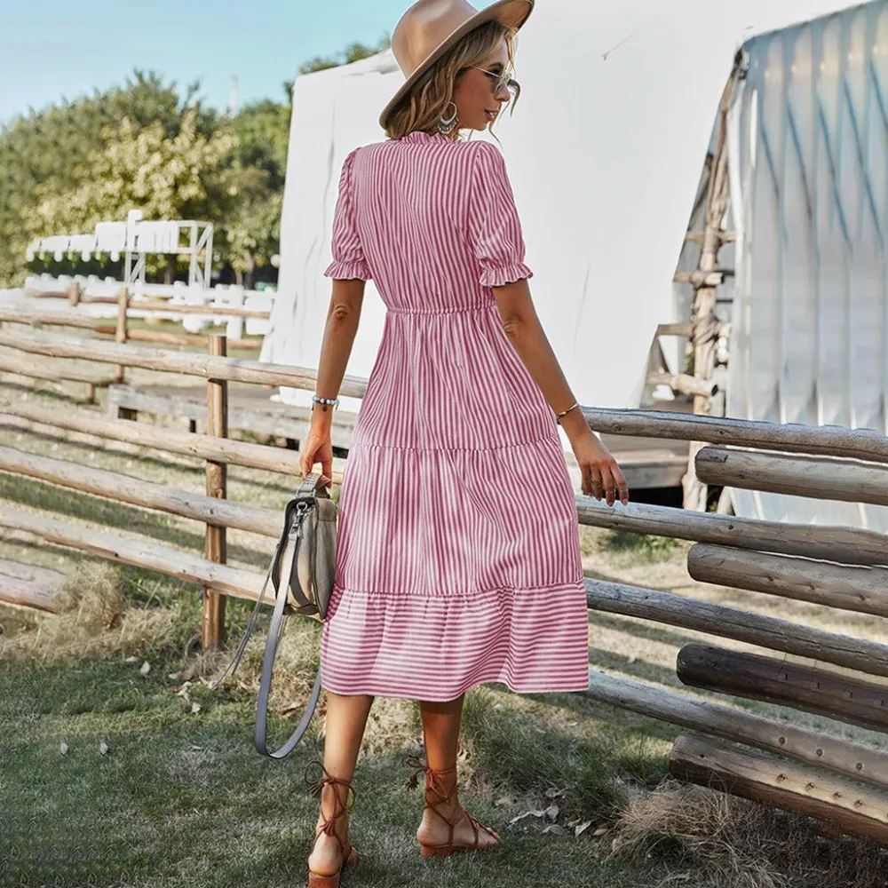 Jurken & Jumpsuits Dames*KATIE - Stijlvolle casual zomerjurk