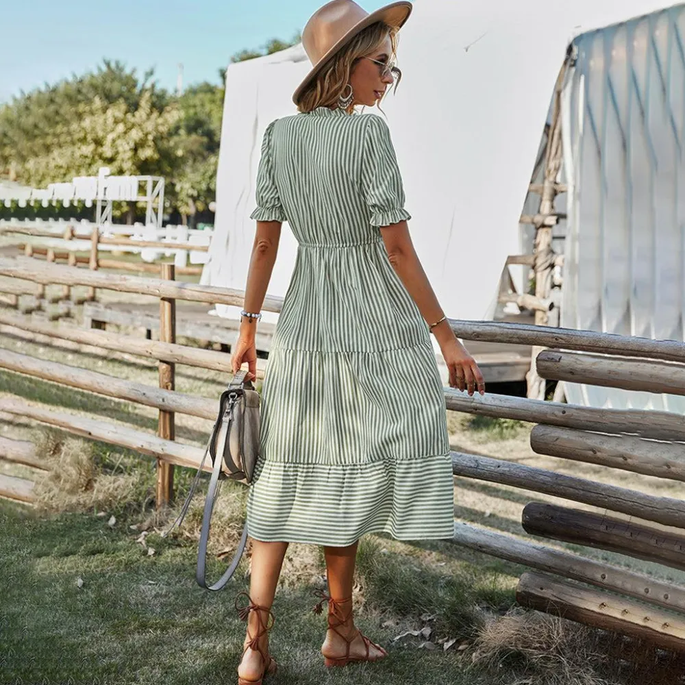 Jurken & Jumpsuits Dames*KATIE - Stijlvolle casual zomerjurk