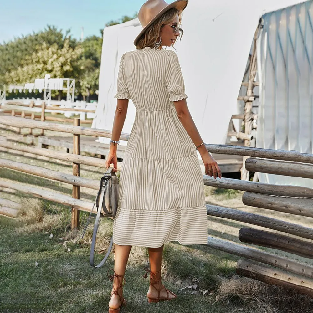 Jurken & Jumpsuits Dames*KATIE - Stijlvolle casual zomerjurk