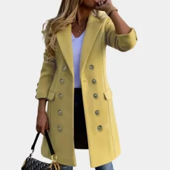 Jassen Dames*Katriina - Luxe damesjas met dubbele borst voor de zomer