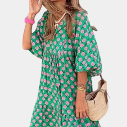 Jurken & Jumpsuits Dames*Katty - Trendy en comfortabele lange zomerjurk voor dames