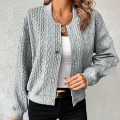 Truien & Vesten Dames*KATYA - Casual zomer vest Grijs